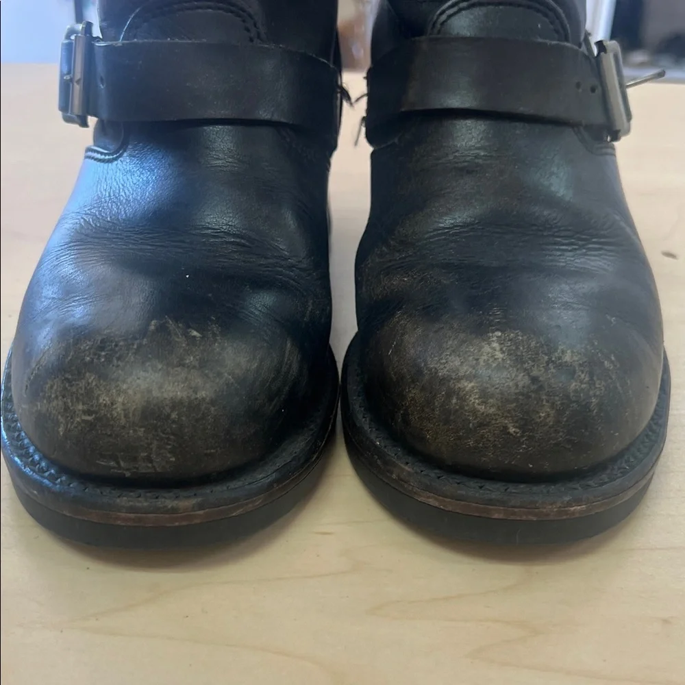 Harley-Davidson Black Combat Boots with Eagle Design - Picture 5 of 5